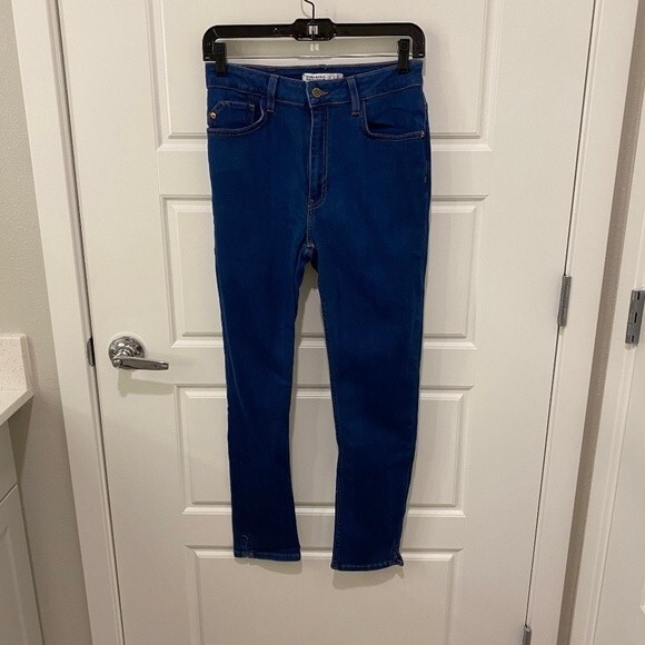 Zara Basic Women's Z1975 Mexico High Rise Skinny Stretch Denim. Blue. Size 10. - Picture 1 of 11